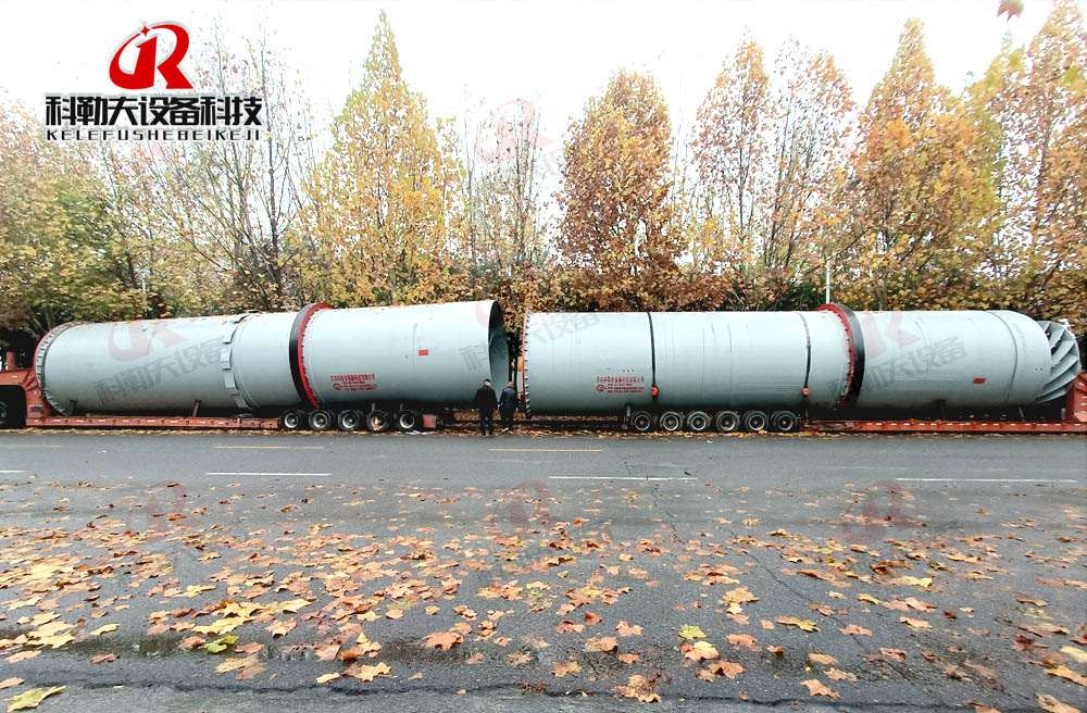 內蒙1000噸煤泥烘干機正式裝車(chē)發(fā)貨